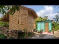 Build Brick Toilet and Bathtub Near My Bamboo House