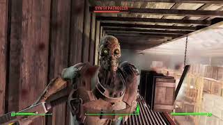 Fallout 4 | using a knife only to clear location