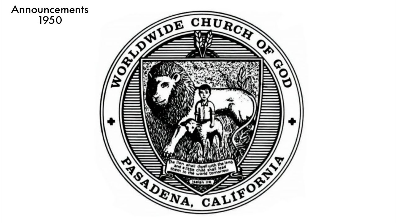 Update on the Work - Mr. Herbert W. Armstrong - YouTube