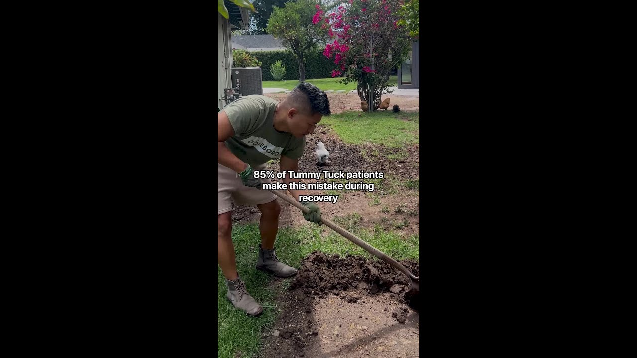 Three weeks post-tummy tuck and you still look pregnant…