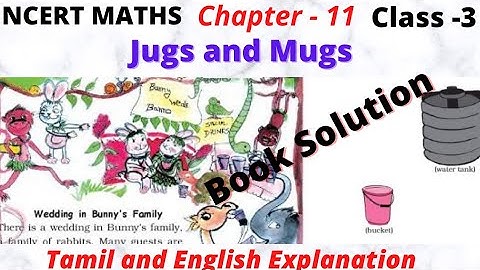 Jugs and Mugs| Class 3 maths| chapter 11| book solution| Tamil and English Explanation