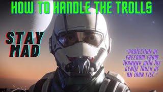 HELLDIVERS 2 HOW TO DEAL WITH TROLLS