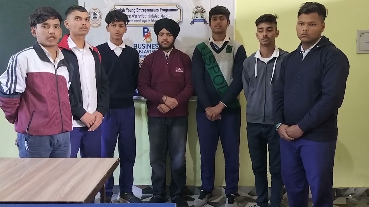 Business Blasters punjab | Pitch🎙by Power Electrozone group of GSSS TELI CHAK | 