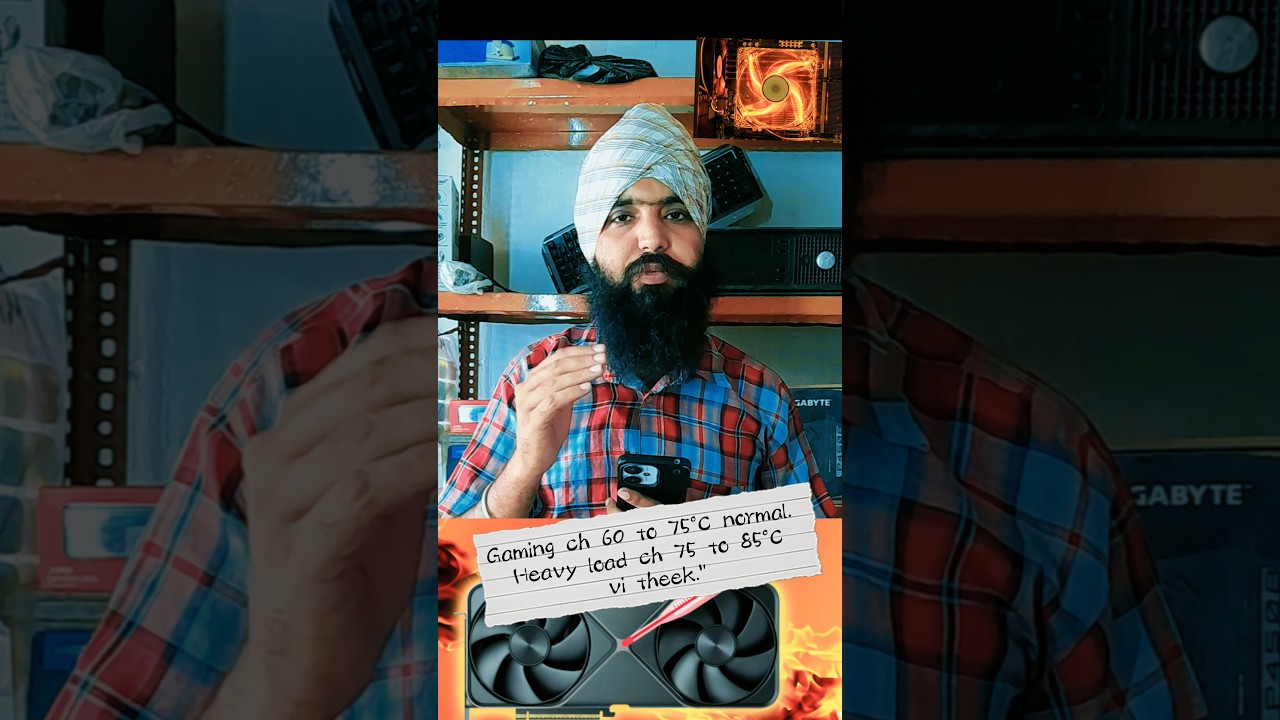 GPU Temperature Kitna Hona Chahiye? Safe vs Danger Zone 🔥💻