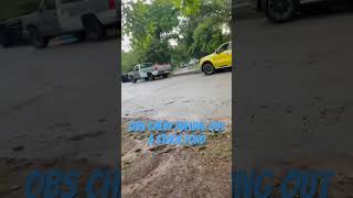 OBS GMT-400 Chevy Pulling Out A Stuck Ford