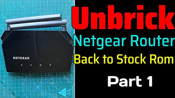 How to Unbrick Your Netgear Router | Flash Netgear Official Firmware on R6120 #netgear_r6120