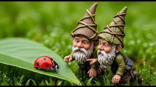 Magical Tiny Gnomes in a Miniature Forest 🌿 | Snail Riding Gnomes | Realistic Macro Fantasy World 4K