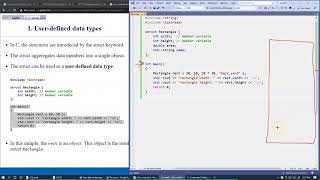 7.1 User-defined data types: C++ struct and class