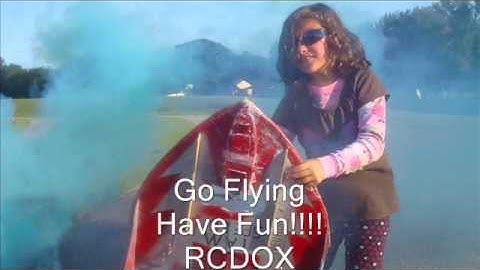 RCDOX 2011 NEURON I AM SPEED smoking fail RC plane