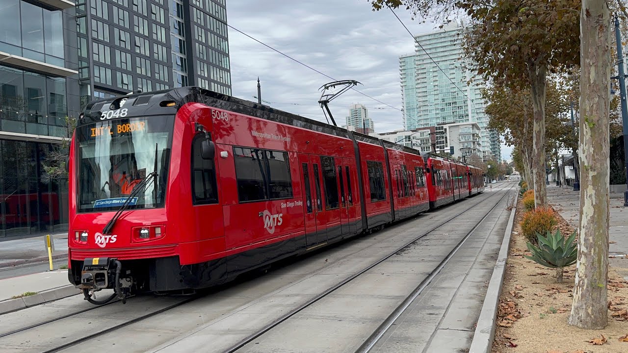 Light-rail Train From the San Diego Trolley