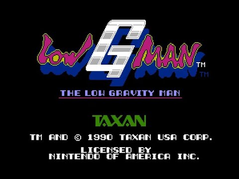 Полное прохождение Человек з низкой Гравитацией (Low G Man) nes