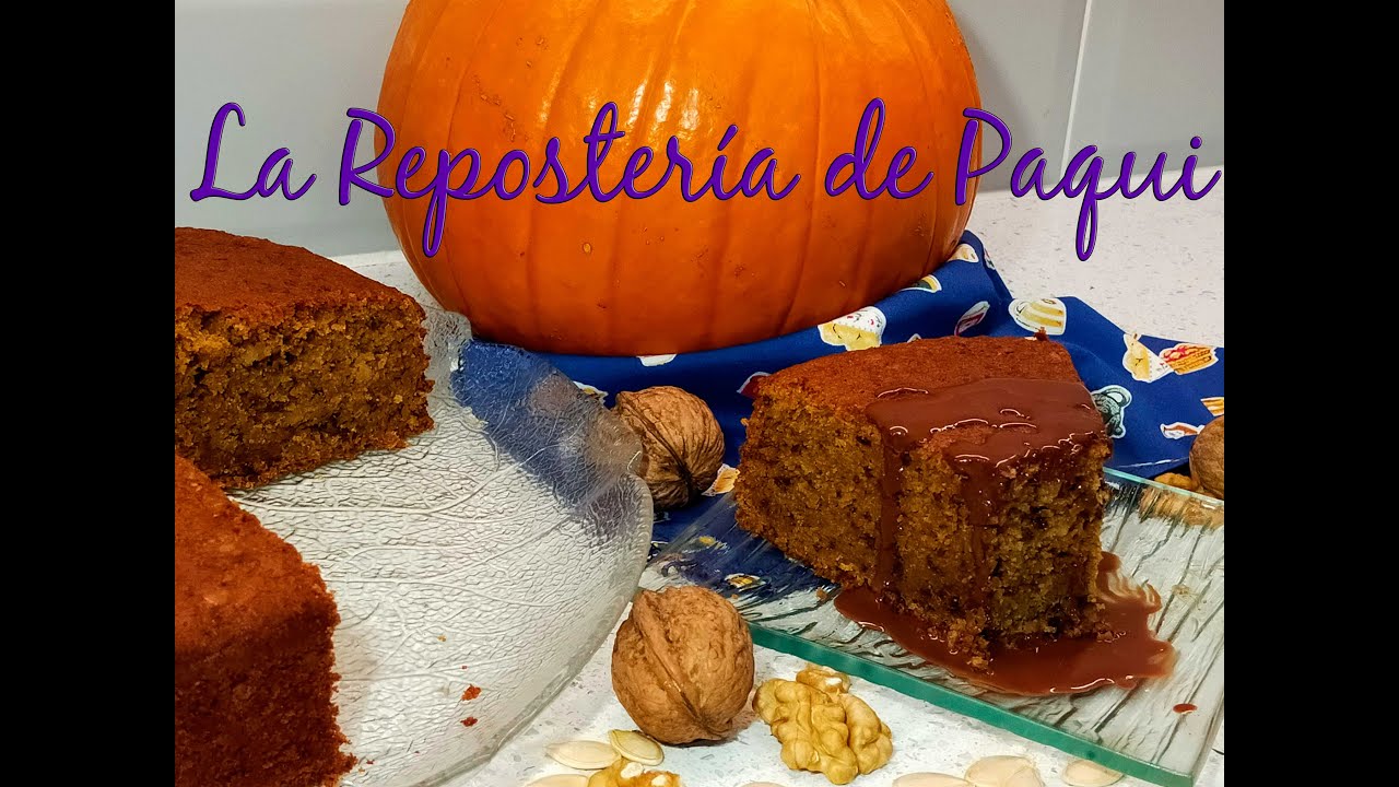 BIZCOCHO de CALABAZA - La Repostería de Paqui-