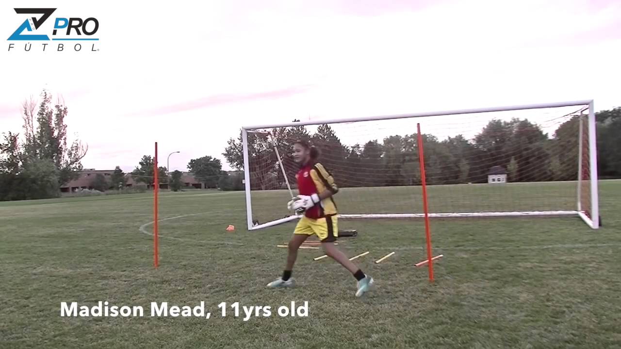 Goalkeeper catching and diving drills ZPro Futbol YouTube