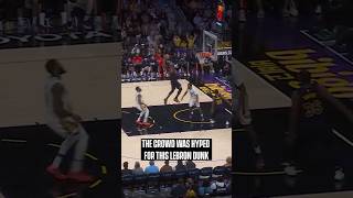 Marcus with the steal, Bron with the SLAM #Lakers #NBA