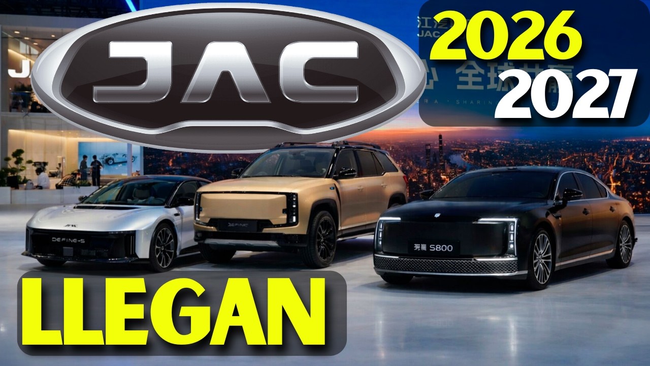 🚗JAC 2026: Conoce los 9 Nuevas autos, SUV y Pickup que se lanzan y renuevan 2026 - 2027