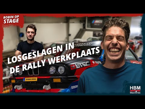 In 10 min een versnellingsbak wisselen! // Stage in rally werkplaats deel 1/2 | Robin Op Stage