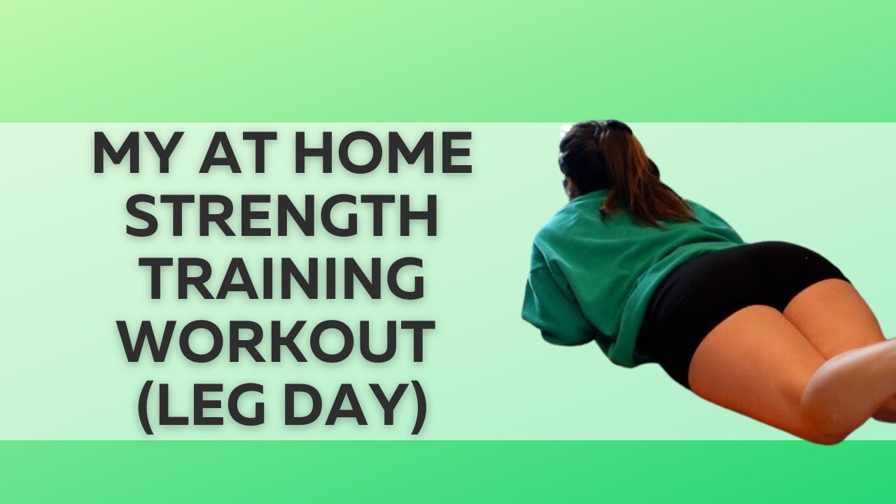 At Home Leg Deg Strength Training Workout YouTube