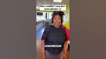 SHE COULDN’T UNLOCK HER OWN PHONE 😱#shorts #apple #ios #iphone #android #samsung #unlock #passcode