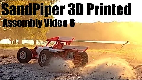 6 SandPiper 3D Printed Sand rail dune buggy assembly video by Black Crow