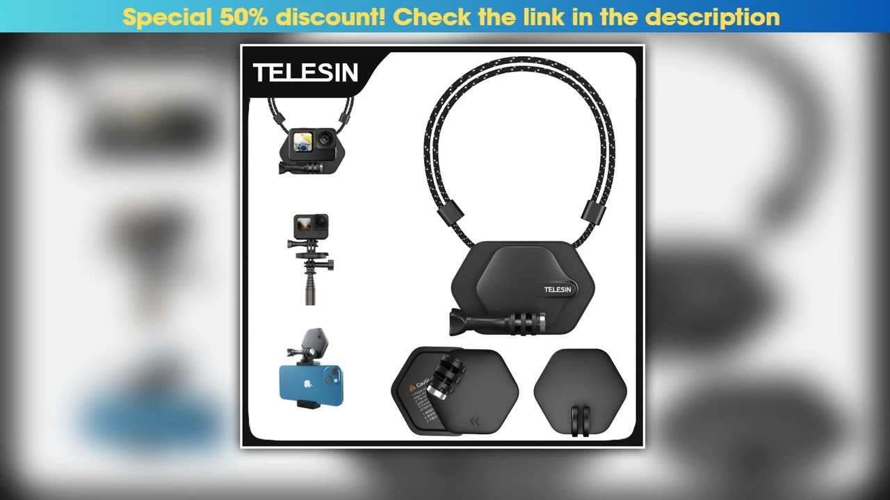 TELESIN Magnetic Action Camera Quick Release Bracket Gopro Accessories Release Bracket for GoPro