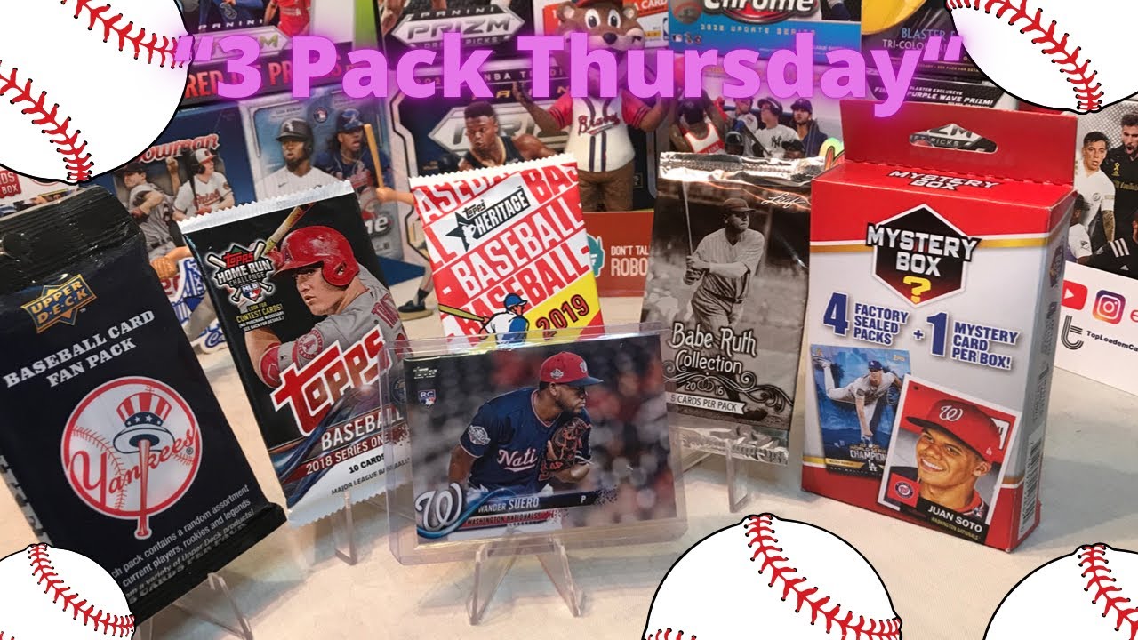 ⚾️🔥"3 Pack Thursday" Walgreens Baseball Mystery Box?⚾️🔥 YouTube
