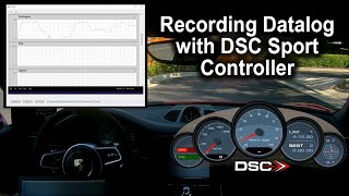 How to Datalog using DSC Sport Controller