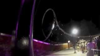 Full Throttle Night HD On & Off-ride POV (Backseat) Six Flags Magic Mountain