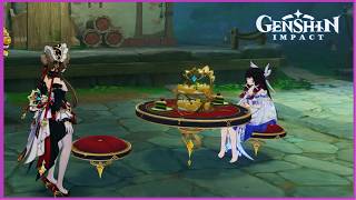 Columbina Visit Sandrone House Tea Party Special Cutscene | Genshin Impact 6.7
