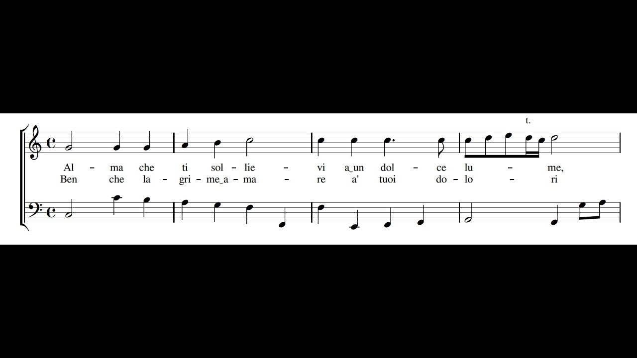 ORAZIO MICHI: Alma che ti sollievi PDF SCORE