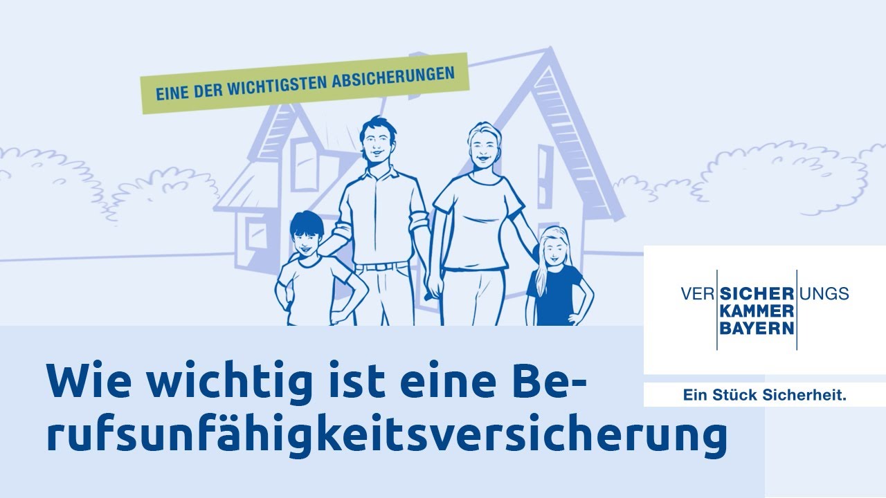 Update New Wie wichtig ist eine Berufsunfähigkeitsversicherung? - Versicherungskammer Bayern