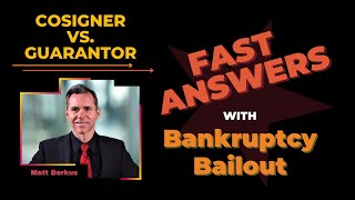 What Is The Difference Between A Cosigner And Guarantor Of A Loan? Attorney Explains.
