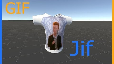 How to add GIF to your VRChat Clothing / Avatar