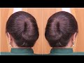 Only rubber band  very easy juda hairstyle for ladies  juda hairstyle for long hair  hairstyle