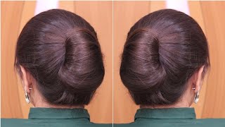 Only Rubber Band !! Very Easy Juda Hairstyle For Ladies | Juda Hairstyle For Long Hair | Hairstyle