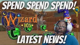 🔥 SPEND, SPEND, SPEND! Wizard101 News!