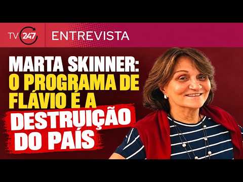 Marta Skinner: 'o programa de Flávio é a destruição do país'