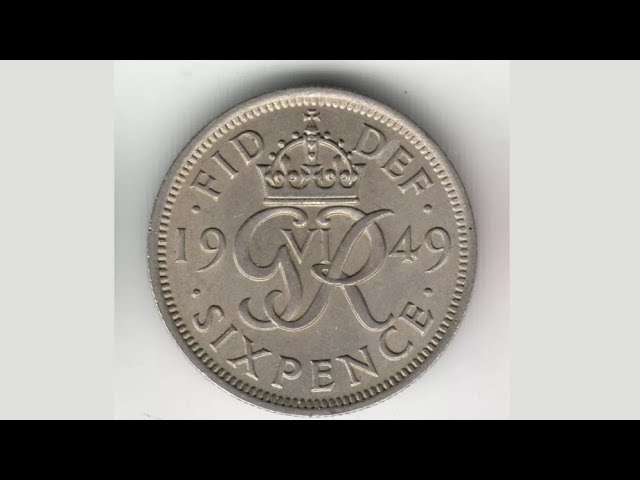 UK 1949 SIXPENCE Coin VALUE + REVIEW - YouTube