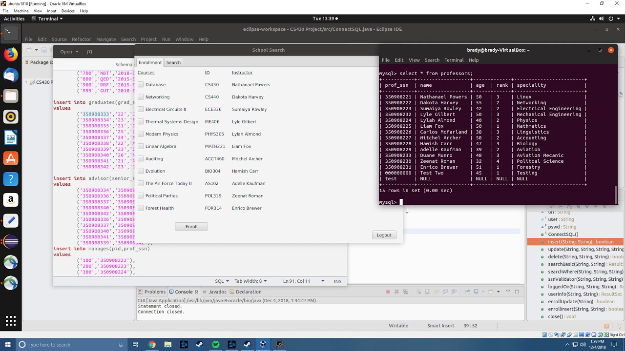 Database Project - YouTube
