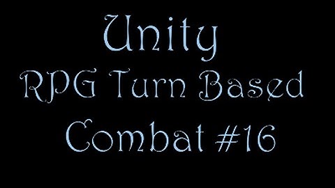 Unity C# - RPG Turn Based Combat - Part 16 - End of Battle Messages - Part B