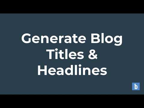 Generate Engaging Blog