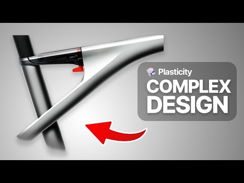 How To 3D Model This Complex Bicycle Frame (Plasticity Tutorial ...