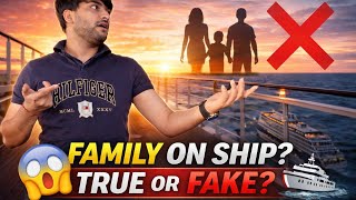 Lonely Life at Sea… Or Can Family Join? 💔 #merchantnavy