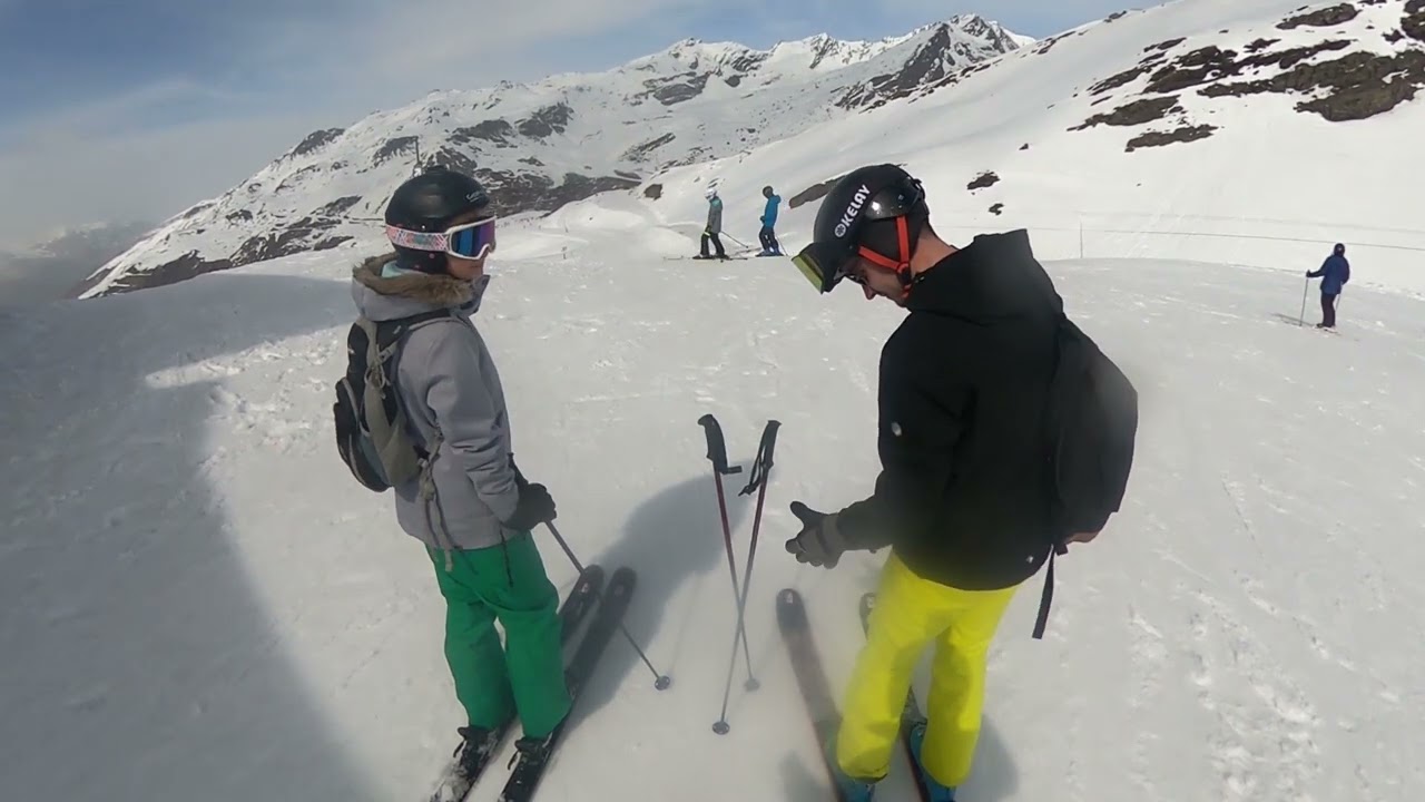 Val Thorens Skiing - Black Slopes (Combe de Caron & Arolles)