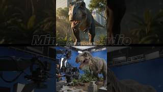 How Did Jurassic World Make This Dinosaur Attack Scene 🦖🎬 #behindthescenes #jurassicpark #dinosaur