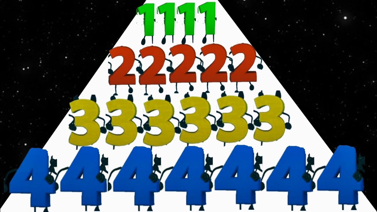 Number Merge Warriors vs Long Neck Run - Level Up Number (New Update, ASMR Gameplay)