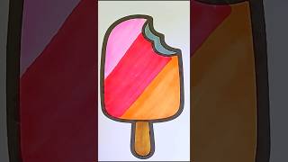 Ice cream relaxing coloring #art #drawing#satisfying #easydrawing painting #coloring