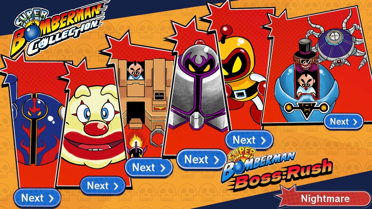 Super Bomberman Collection - Boss Rush - Super Bomberman (Nightmare difficulty)