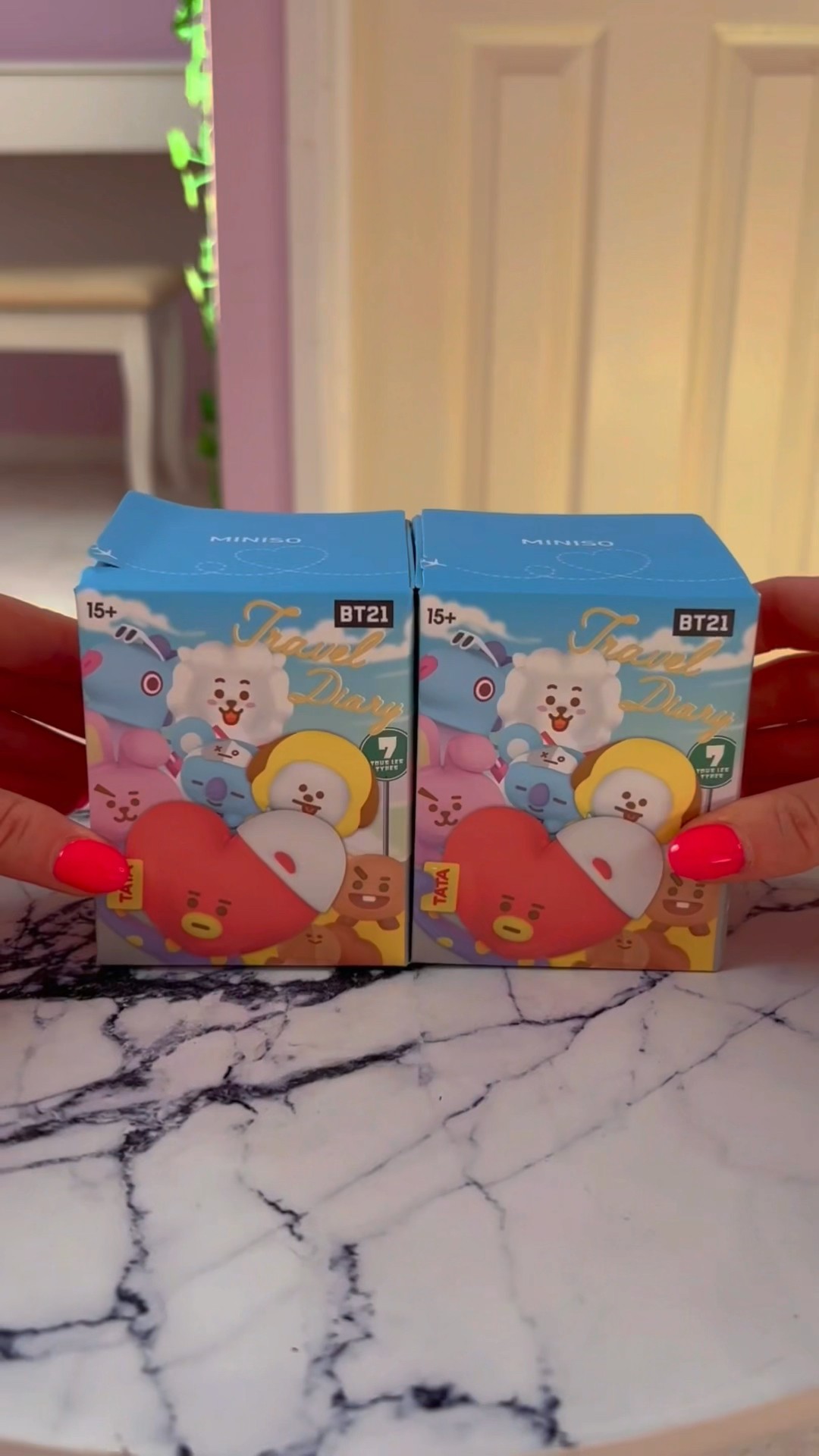 [ASMR] OPENING MYSTERY *BTS* BLIND BOXES FROM MINISO!!???⁉️ (OMG SO CUTE!!?) #Shorts