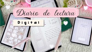 🍑How to get started with a reading journal | DIGITAL READING JOURNAL | HardPeach