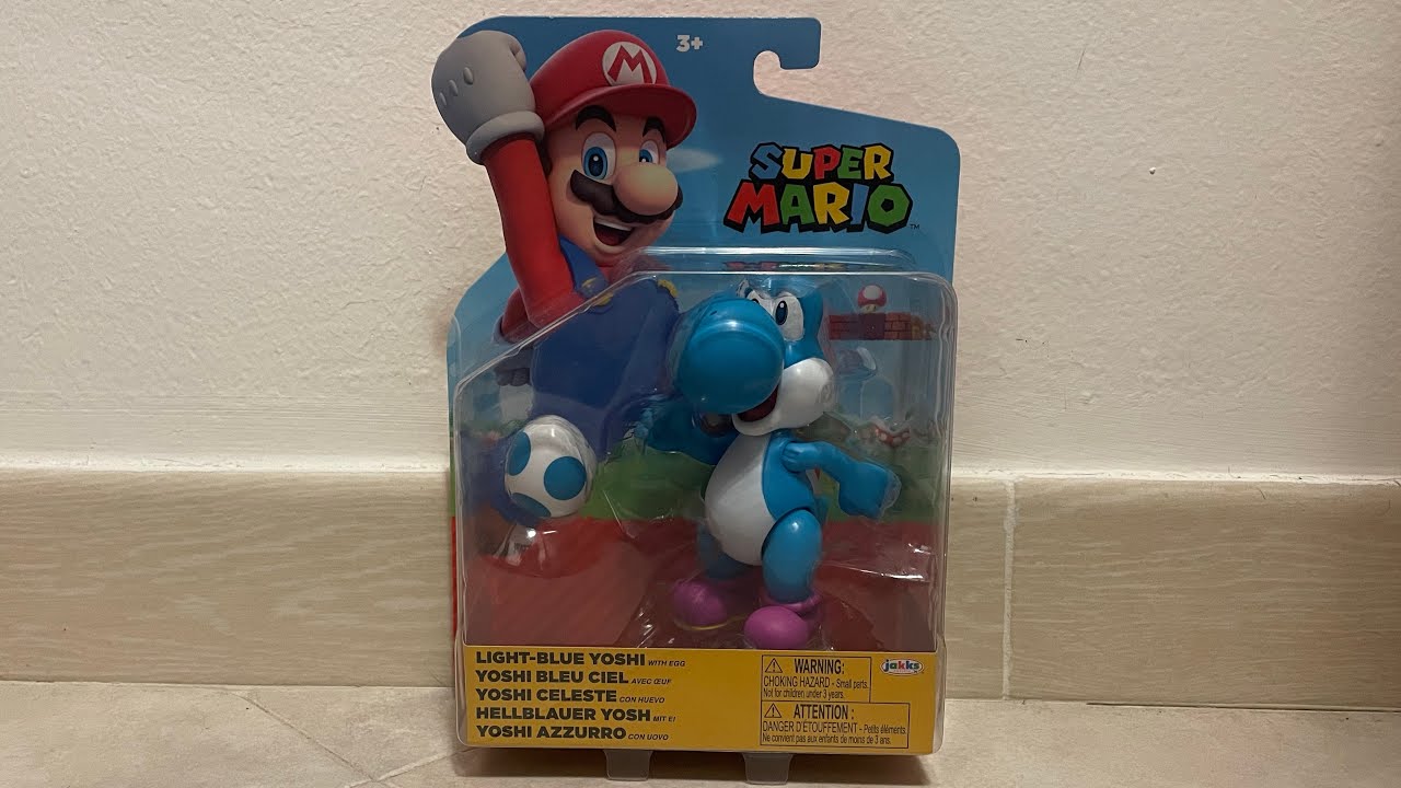 Light-Blue Yoshi 4” Inch Figure Unboxing! | Jakksanuary - YouTube